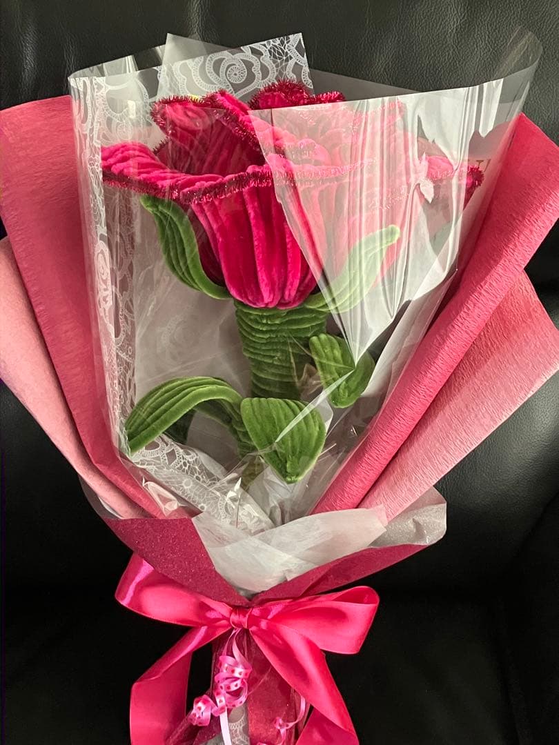 モールフラワーブーケ　大輪の薔薇