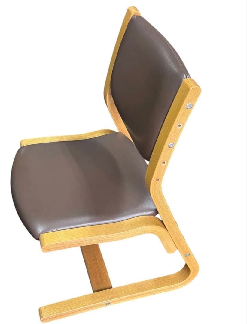 【中古】カリモク X338JADSG 成長チェア木製合皮