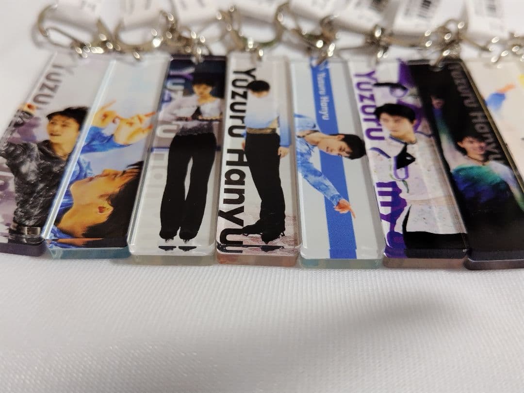 新品・美品 羽生結弦展 2018 アクリルスティックキーホルダー 全8種セット