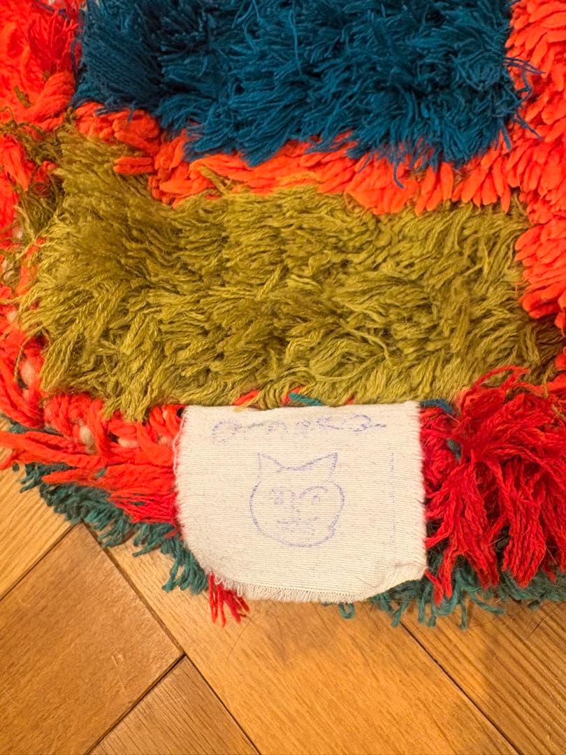 < 美品 > オルネコ　猫のプフ