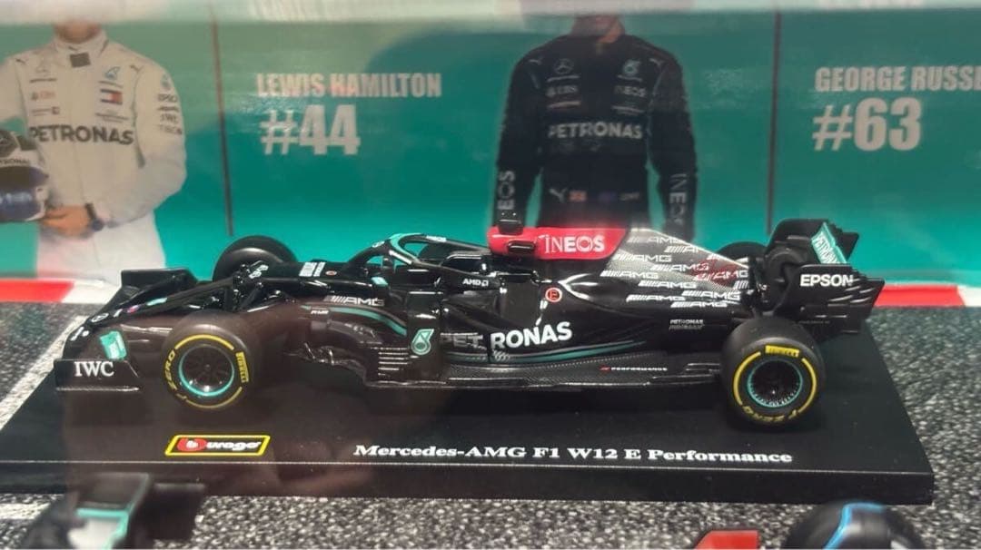 burago Mercedes AMG Petronas F1 6台セット