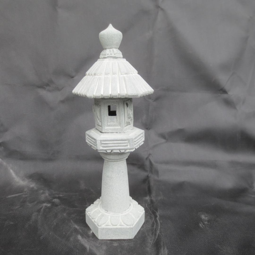 ミニ灯籠 大谷型 灯篭 灯籠 燈籠 灯ろう 蟷螂 とうろう 天然御影石