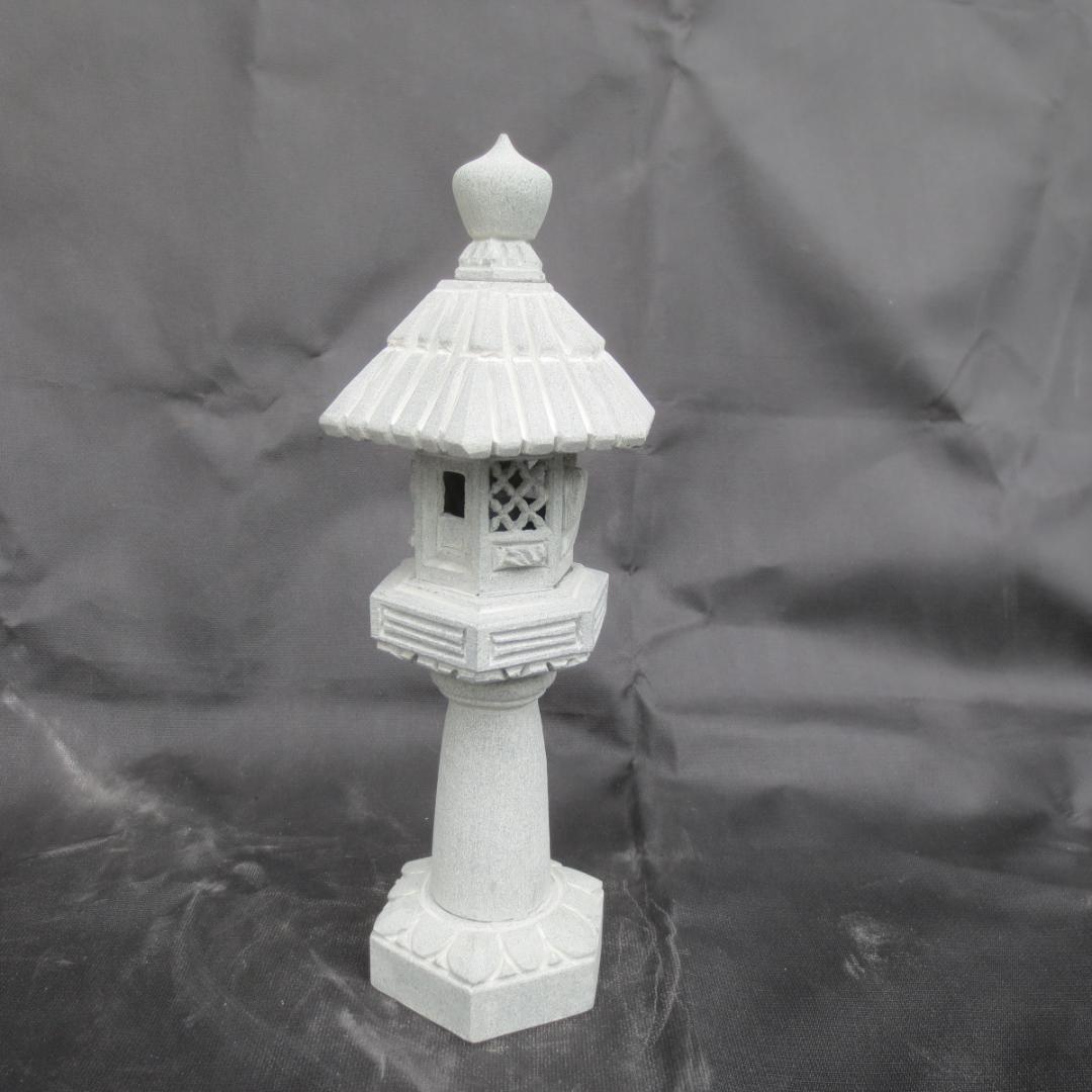 ミニ灯籠 大谷型 灯篭 灯籠 燈籠 灯ろう 蟷螂 とうろう 天然御影石