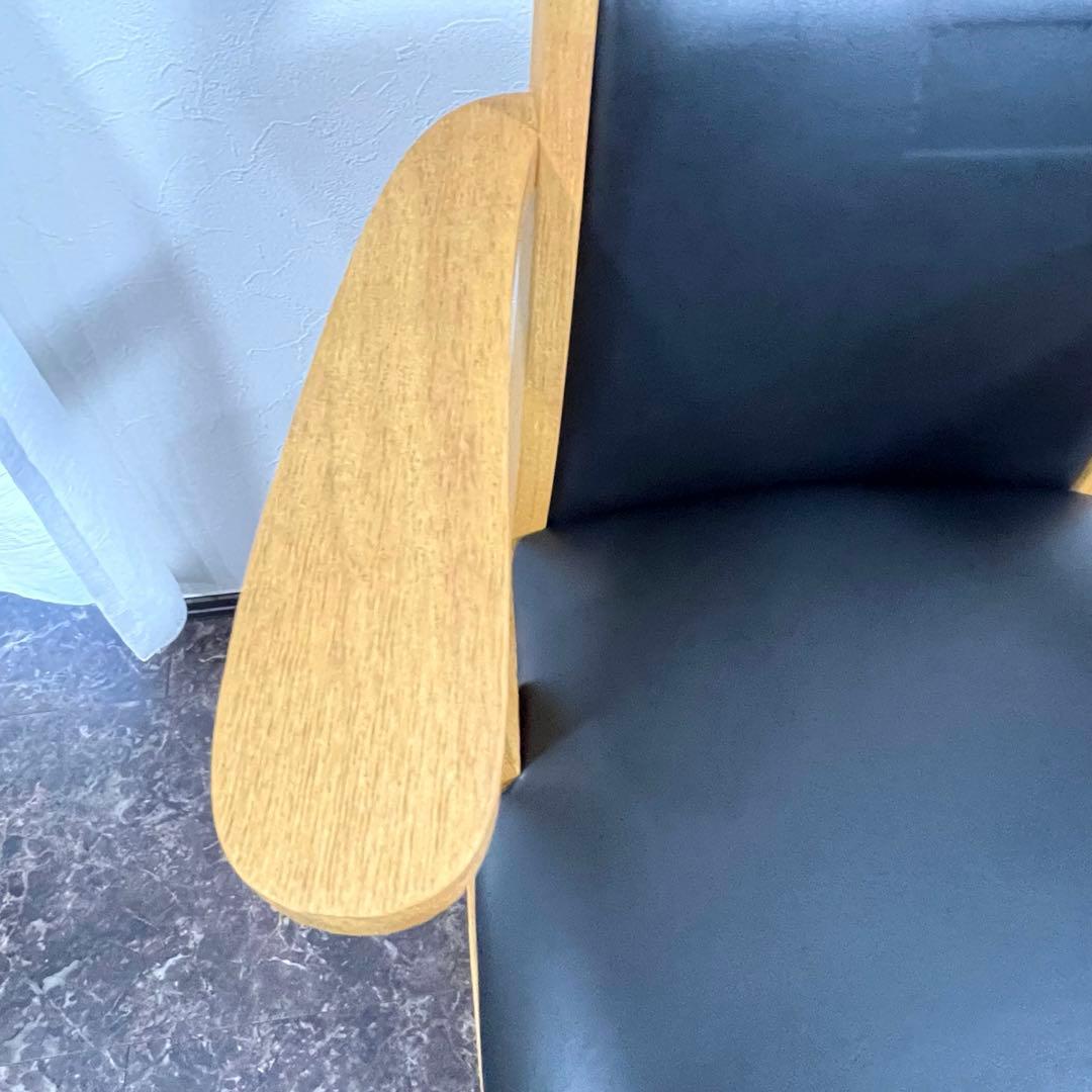 タマリビンク【コバ】 ダイニングチェア 肘付回転チェア