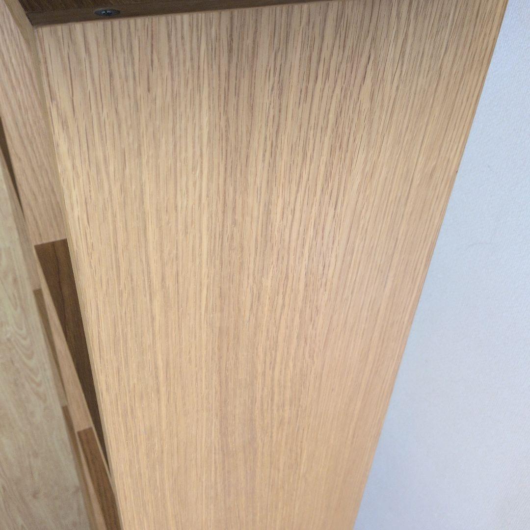 無印良品　スタッキングシェルフセット　５段×２列　オーク材