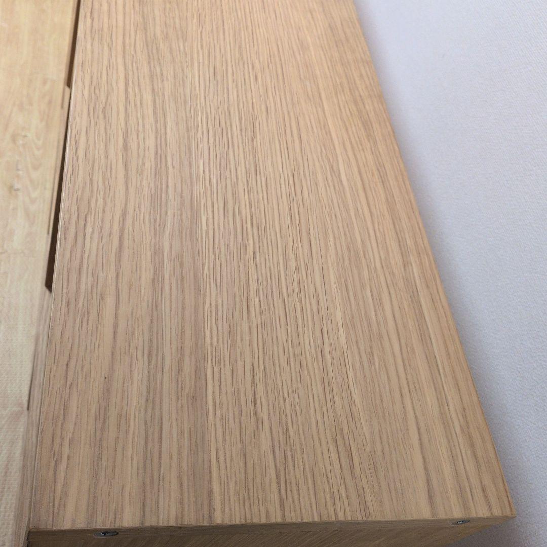 無印良品　スタッキングシェルフセット　５段×２列　オーク材