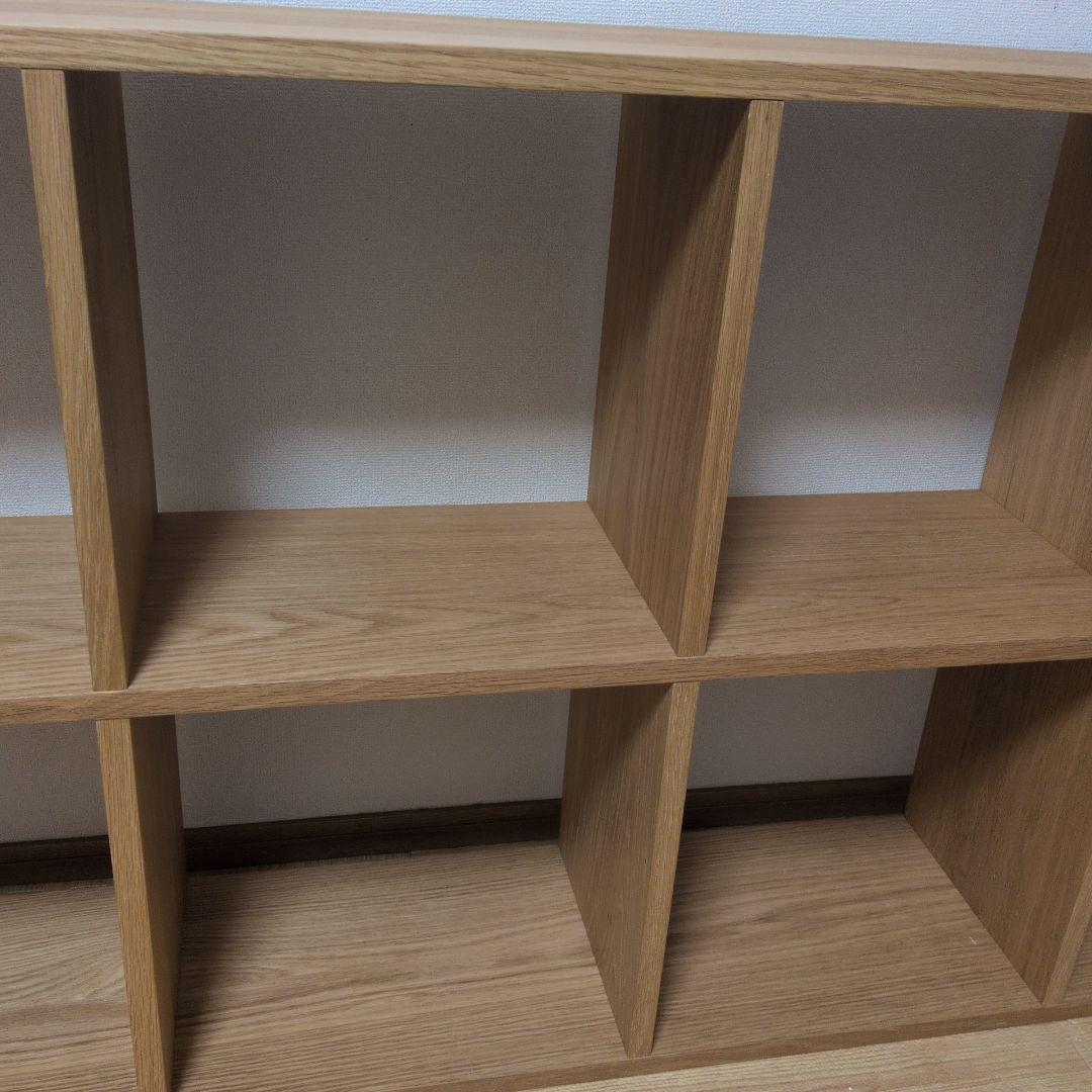 無印良品　スタッキングシェルフセット　５段×２列　オーク材