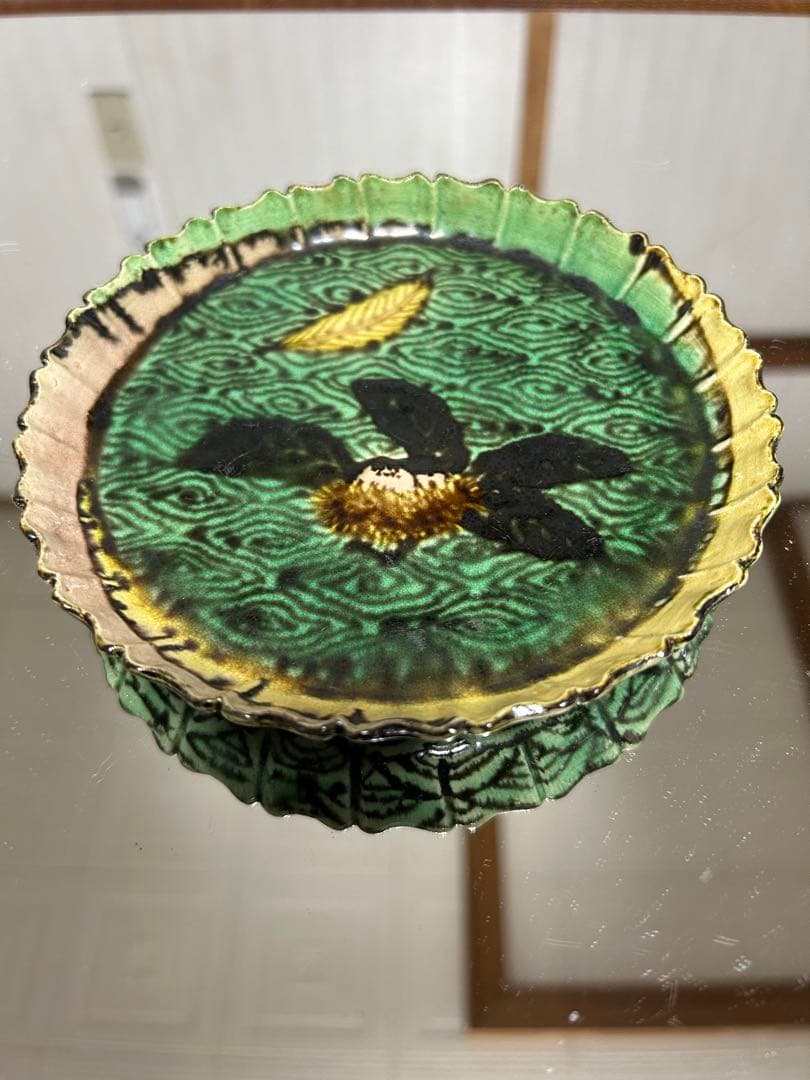 古九谷　小皿　14センチ