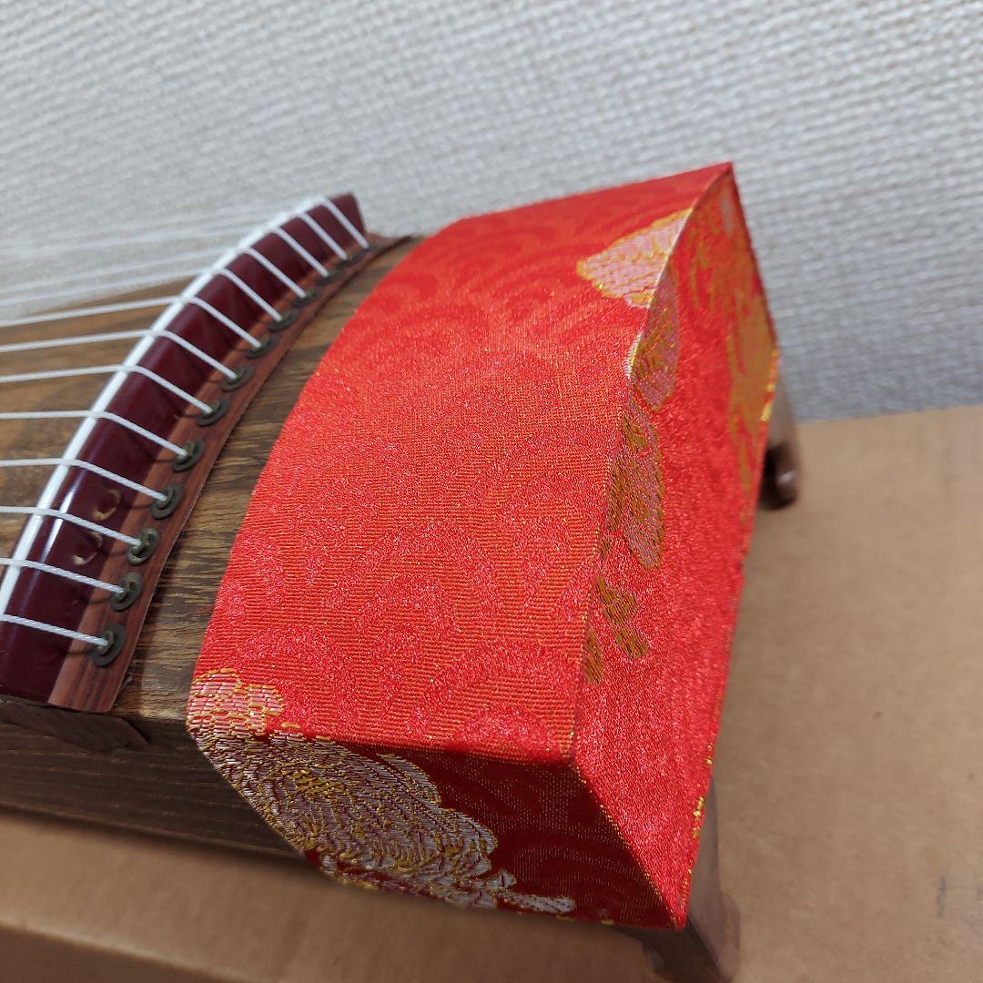 二尺琴 ミニ琴 全長61.5cm お琴 和楽器 短箏 短琴 説明書付き