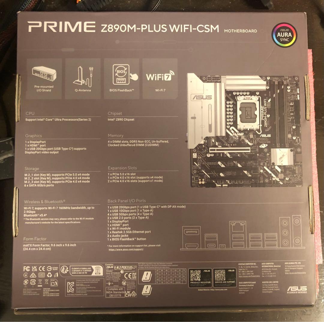 ASUS PRIME Z890M-PLUS WIFI【訳あり/保証あり】