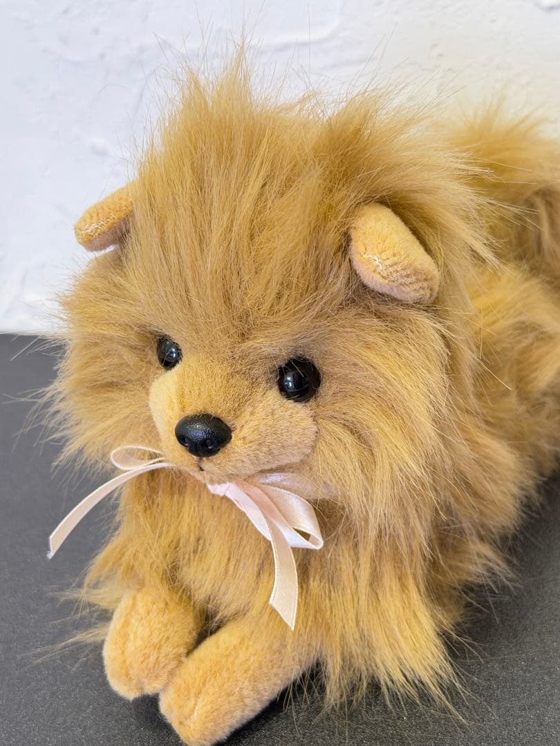 ポメラニアン伏せポーズ(日本製)ぬいぐるみ
