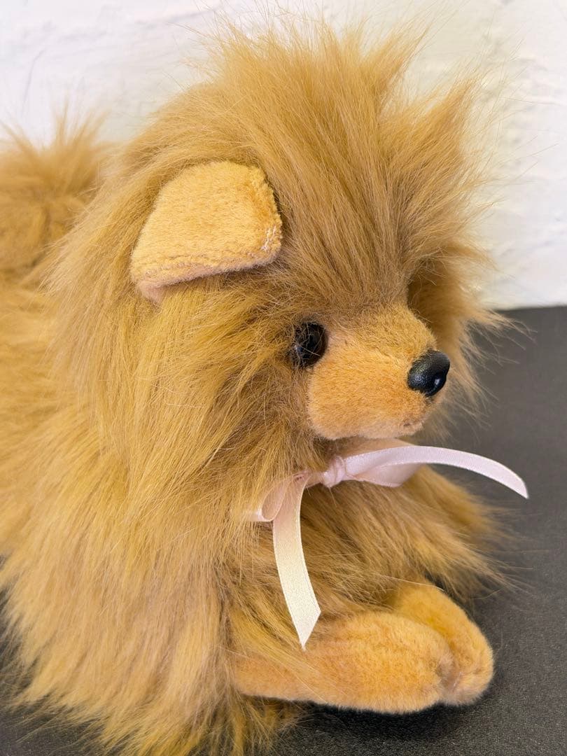 ポメラニアン伏せポーズ(日本製)ぬいぐるみ