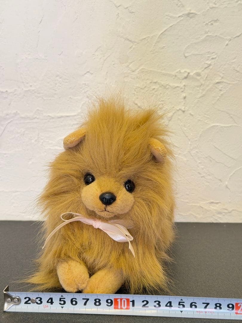 ポメラニアン伏せポーズ(日本製)ぬいぐるみ