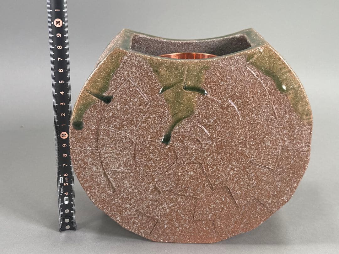 華道家元　四十三世 池坊専永　家元好 花器 銘「十三夜」陶器　華道具 花瓶