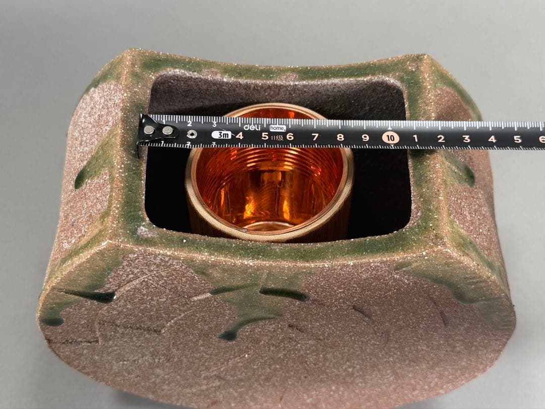 華道家元　四十三世 池坊専永　家元好 花器 銘「十三夜」陶器　華道具 花瓶