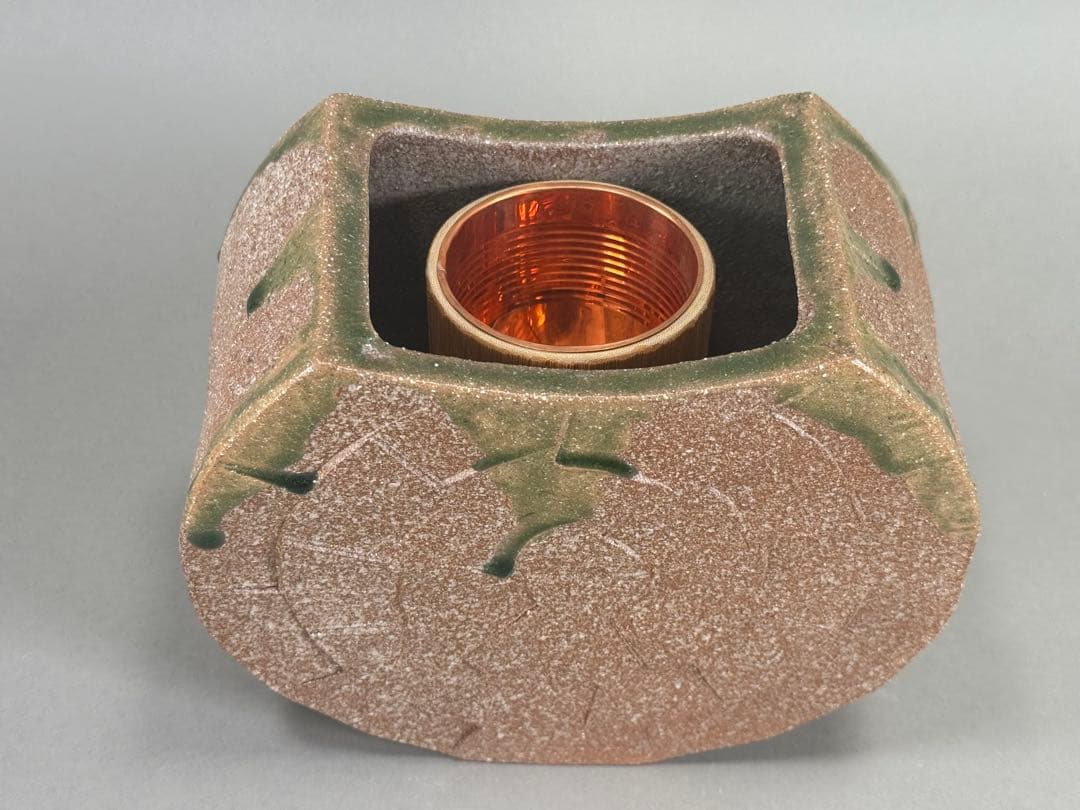 華道家元　四十三世 池坊専永　家元好 花器 銘「十三夜」陶器　華道具 花瓶