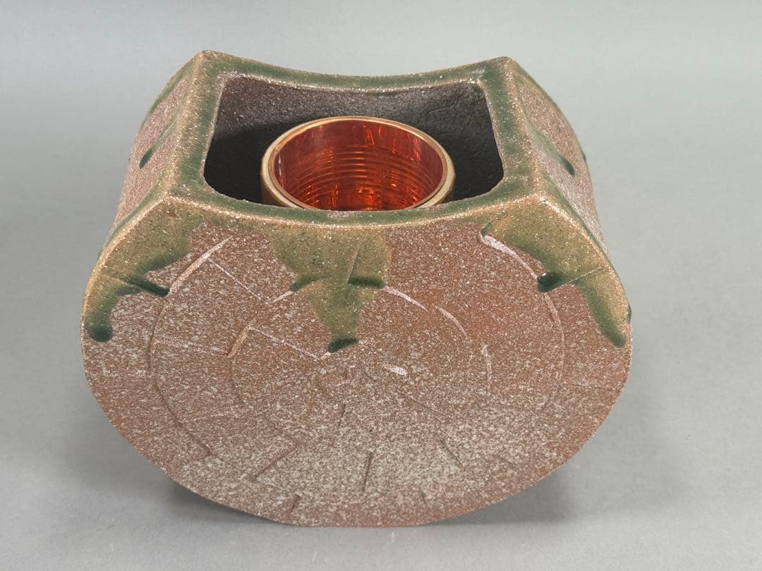 華道家元　四十三世 池坊専永　家元好 花器 銘「十三夜」陶器　華道具 花瓶