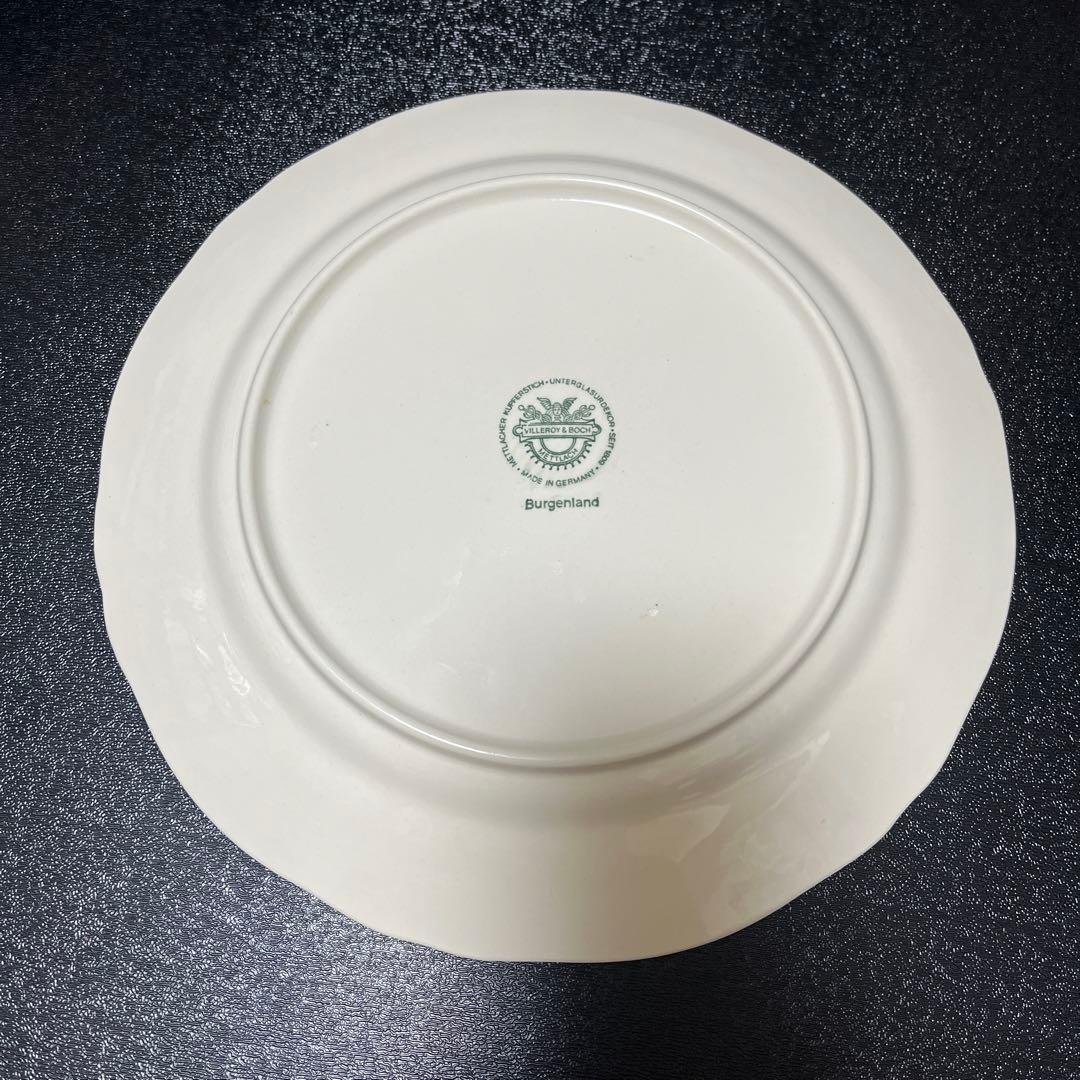 橋A ビレロイ＆ボッホ ブルゲンランド ディナープレート 4枚 25cm