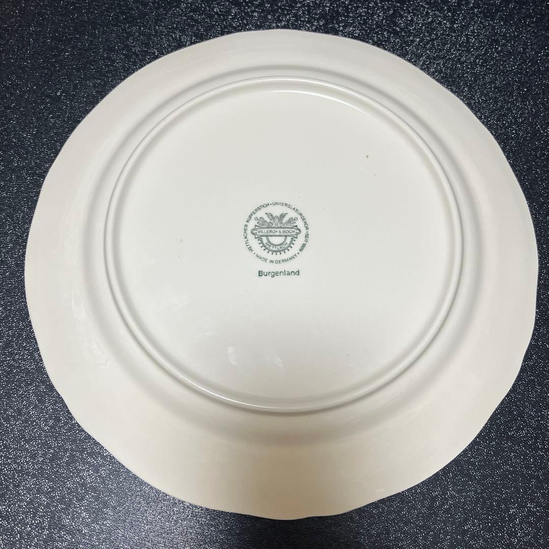 橋A ビレロイ＆ボッホ ブルゲンランド ディナープレート 4枚 25cm