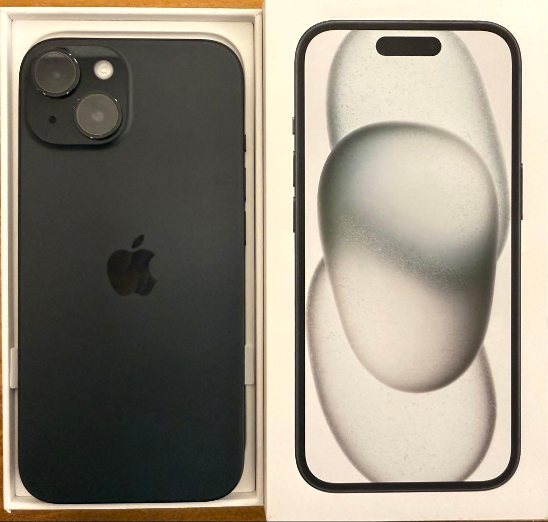 iPhone15 ブラック 128GB SIMフリー バッテリー94%