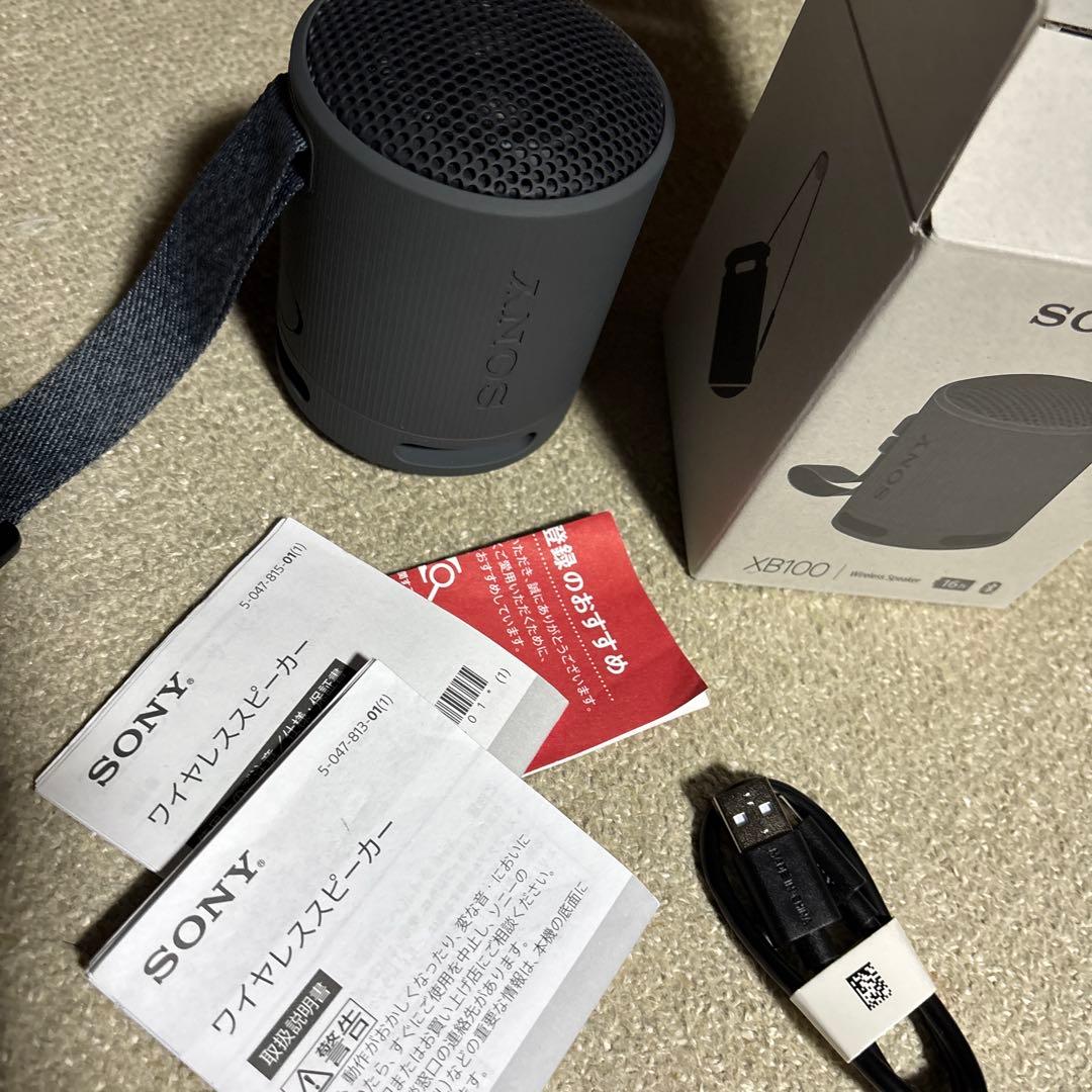 ほぼ未使用 SONY ワイヤレス スピーカー ブラック