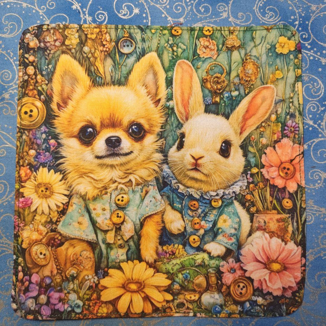 ななちゃん　ハンカチ　チワワちゃん柄　17枚