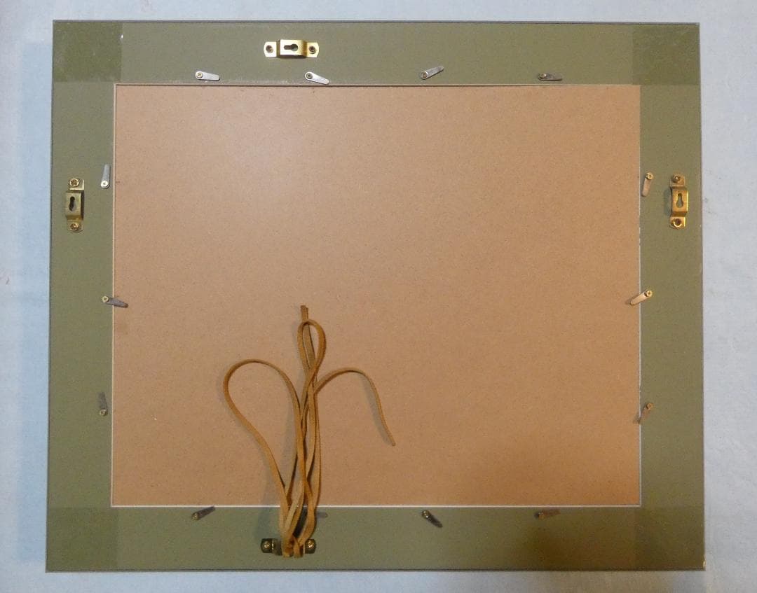 絵画 油彩 鴨居玲「パン」 サイン 額装済み　 肉筆手描き　F6