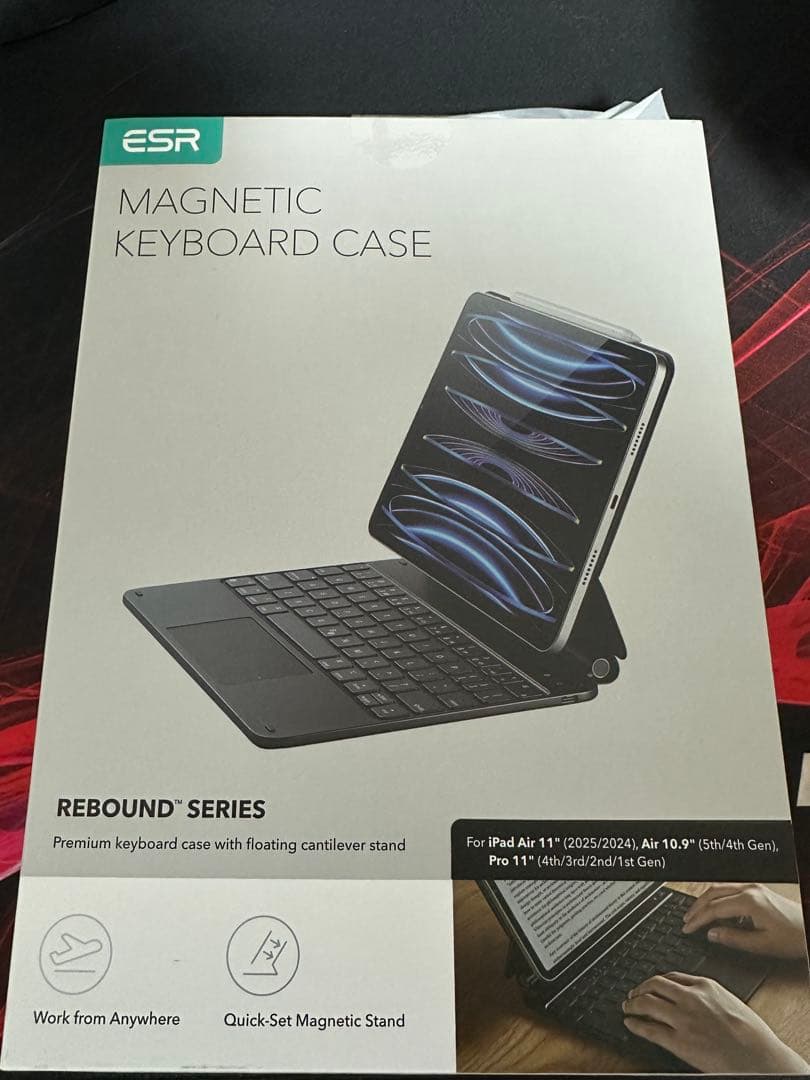 ESR iPad Air 11\" マグネット式キーボードケース