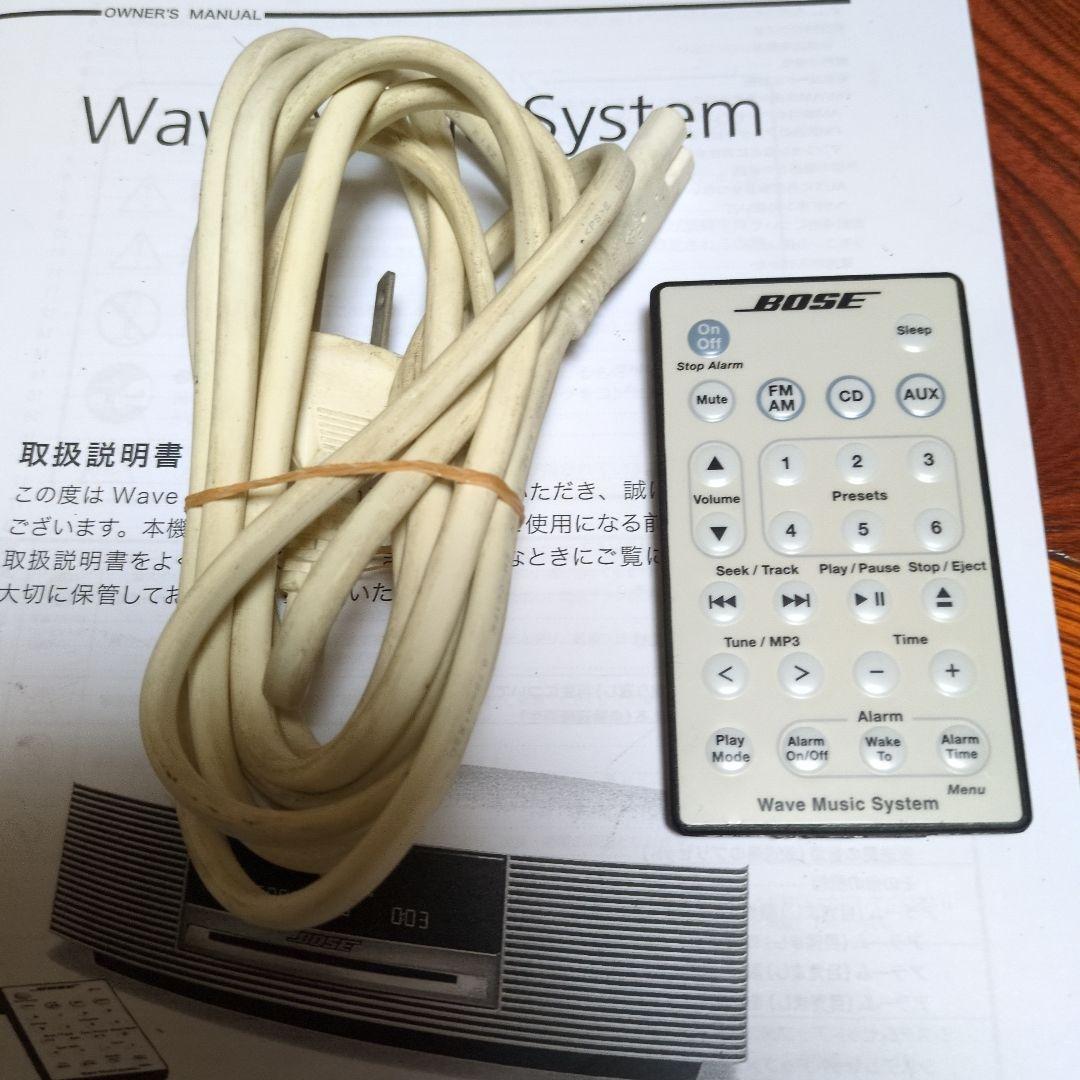Bose Wave Music System 完動品純正リモコン電源コード取説