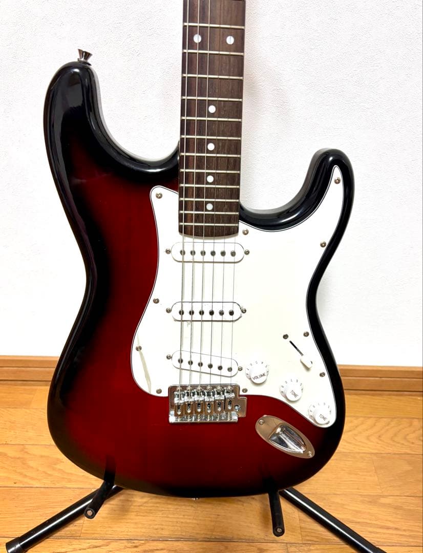 初心者向け SELDER エレキギター サンバースト・新品ソフトケース付