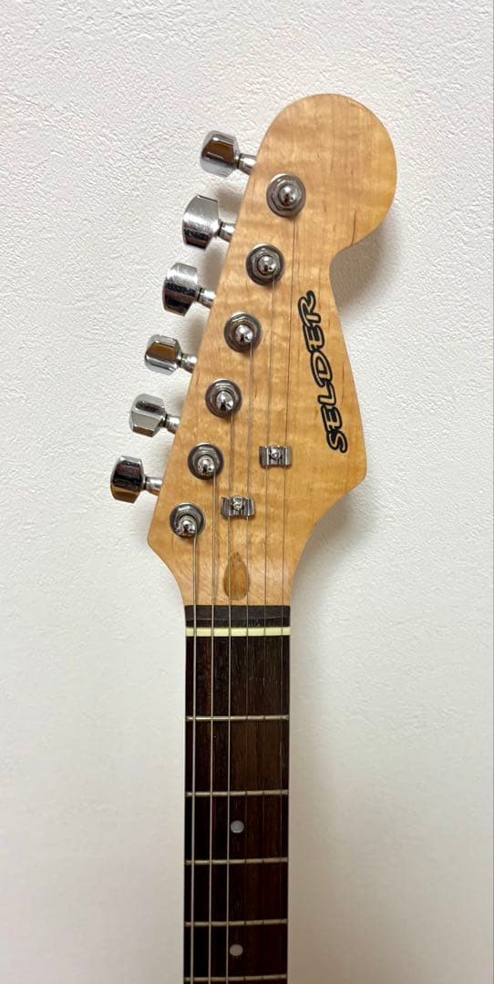 初心者向け SELDER エレキギター サンバースト・新品ソフトケース付