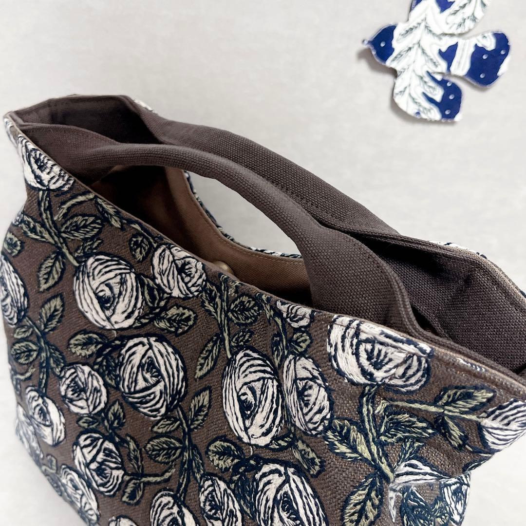 ハンドメイド　ミナペルホネン　くしゅっとトートバッグ⑅︎◡̈︎*トールサイズ