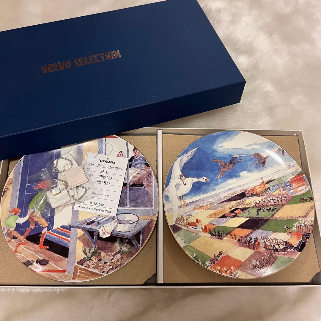 【新品】VOLVO ニルス ピクチャープレート*4種類のプレート＊＊飾り皿*