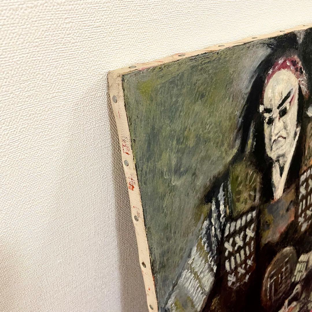 絵画 油絵 原画 淡路人形浄瑠璃 日本刀 淡路島③