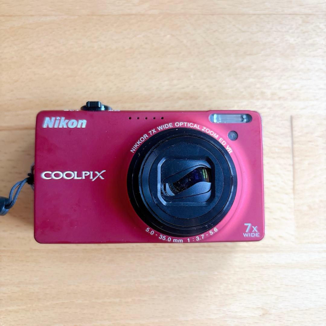Nikon COOLPIX S6000 赤