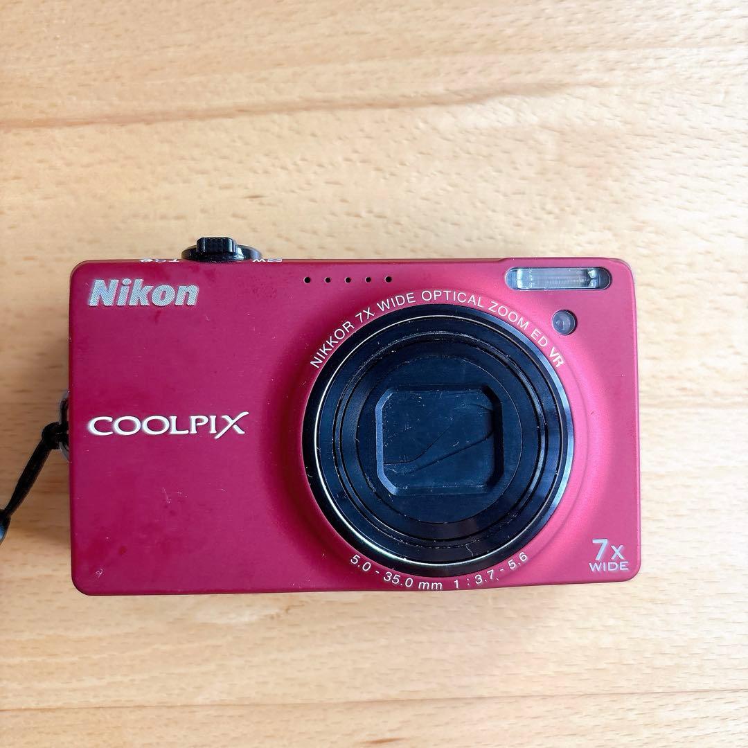 Nikon COOLPIX S6000 赤