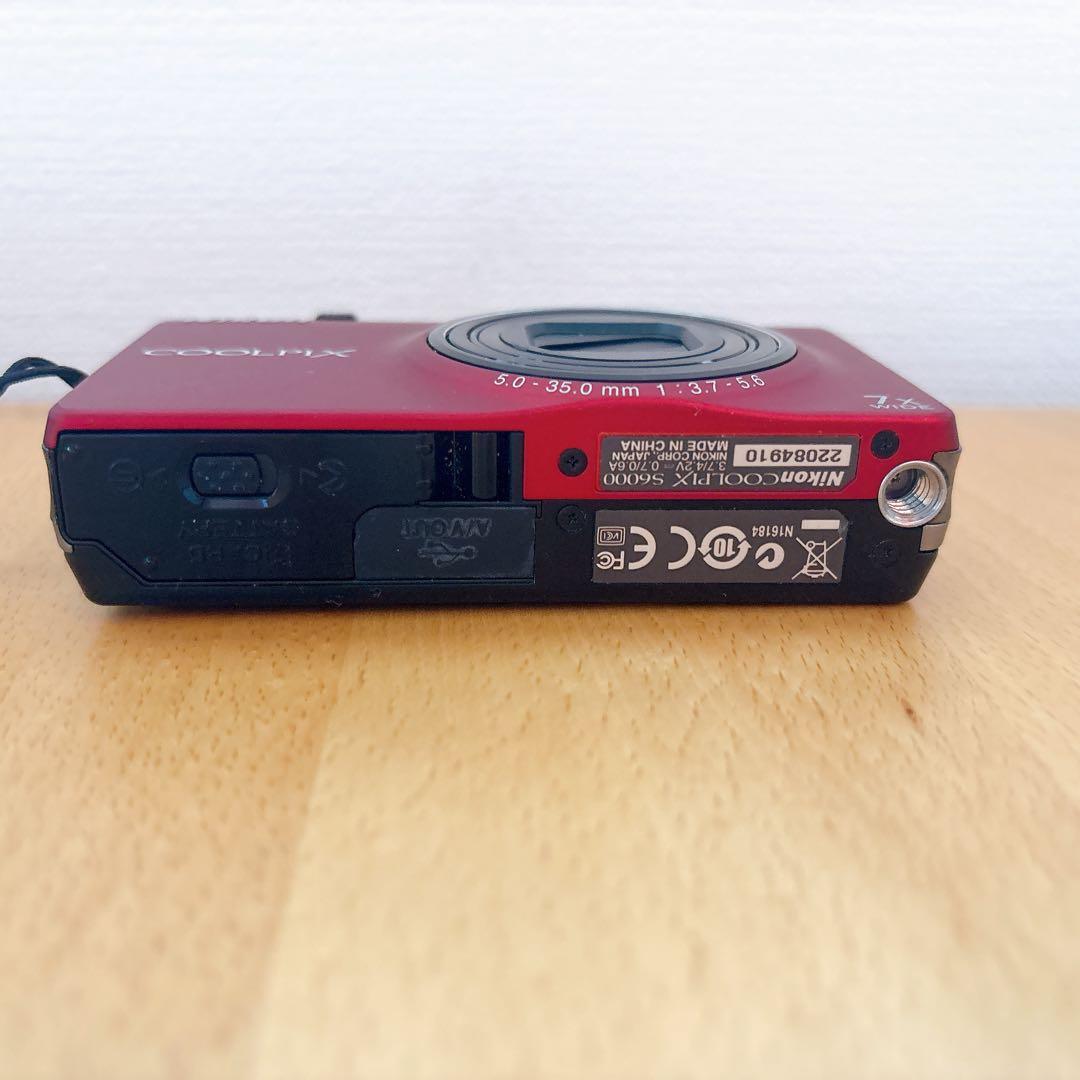 Nikon COOLPIX S6000 赤