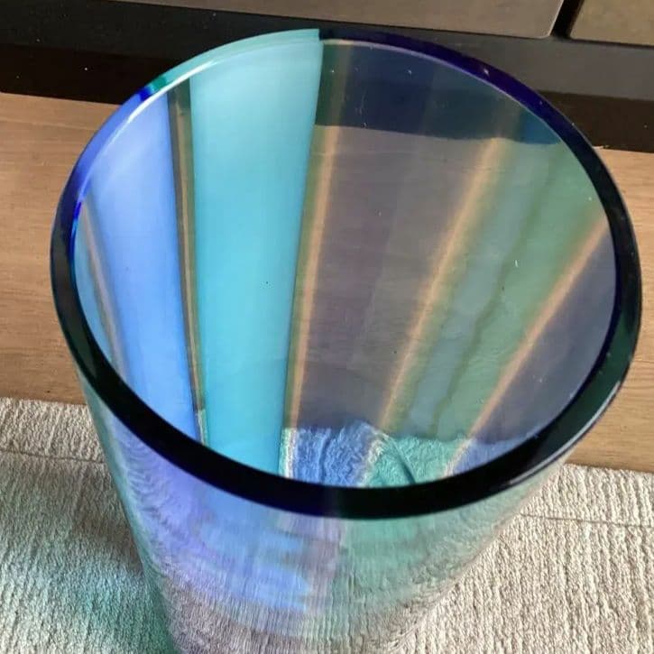 アンティーク　H34cm　ベネチアンガラス　ムラーノガラス 花瓶