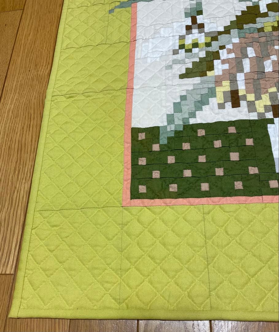 パッチワークキルト　タペストリー