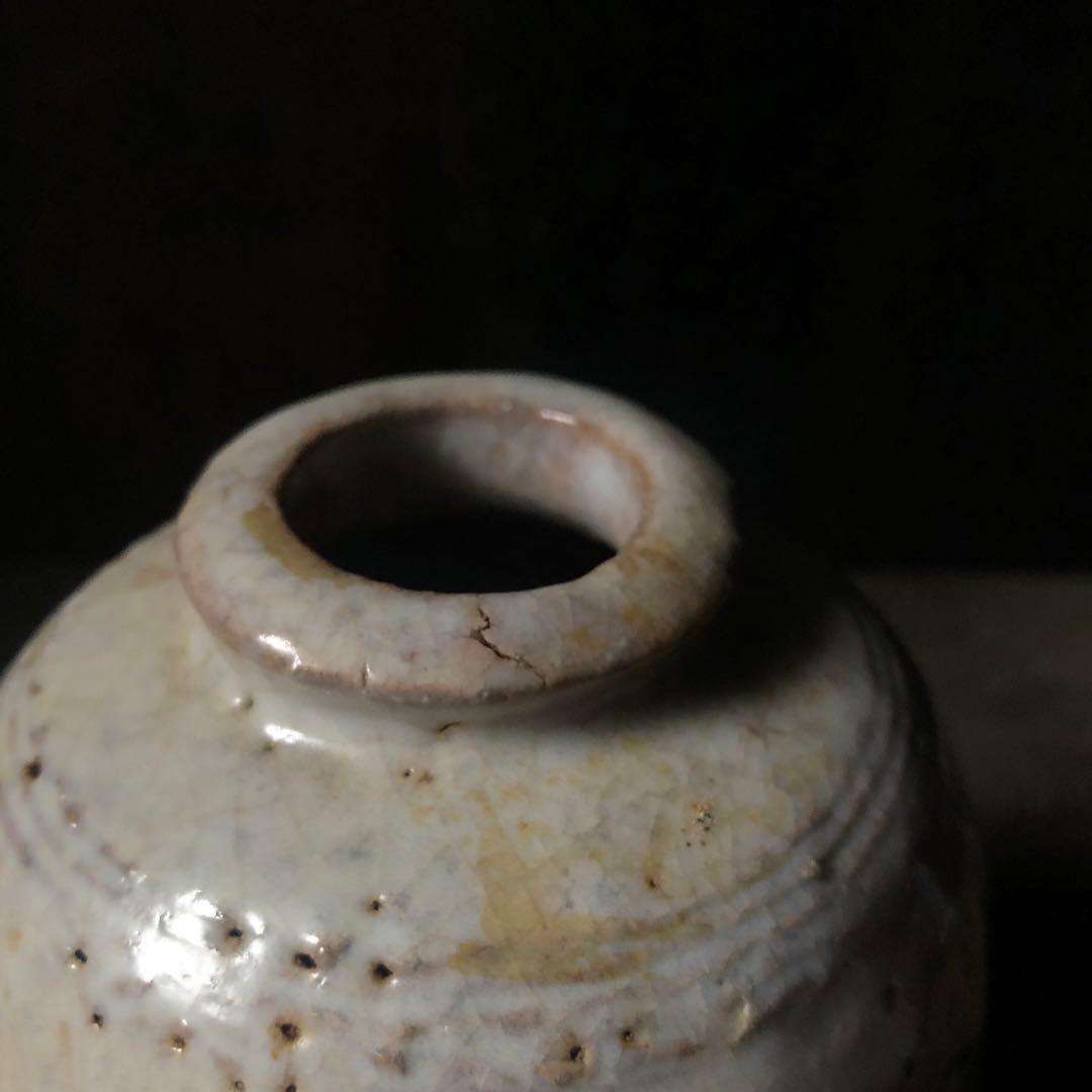 【人間国宝】十代三輪休雪 萩焼掛花入