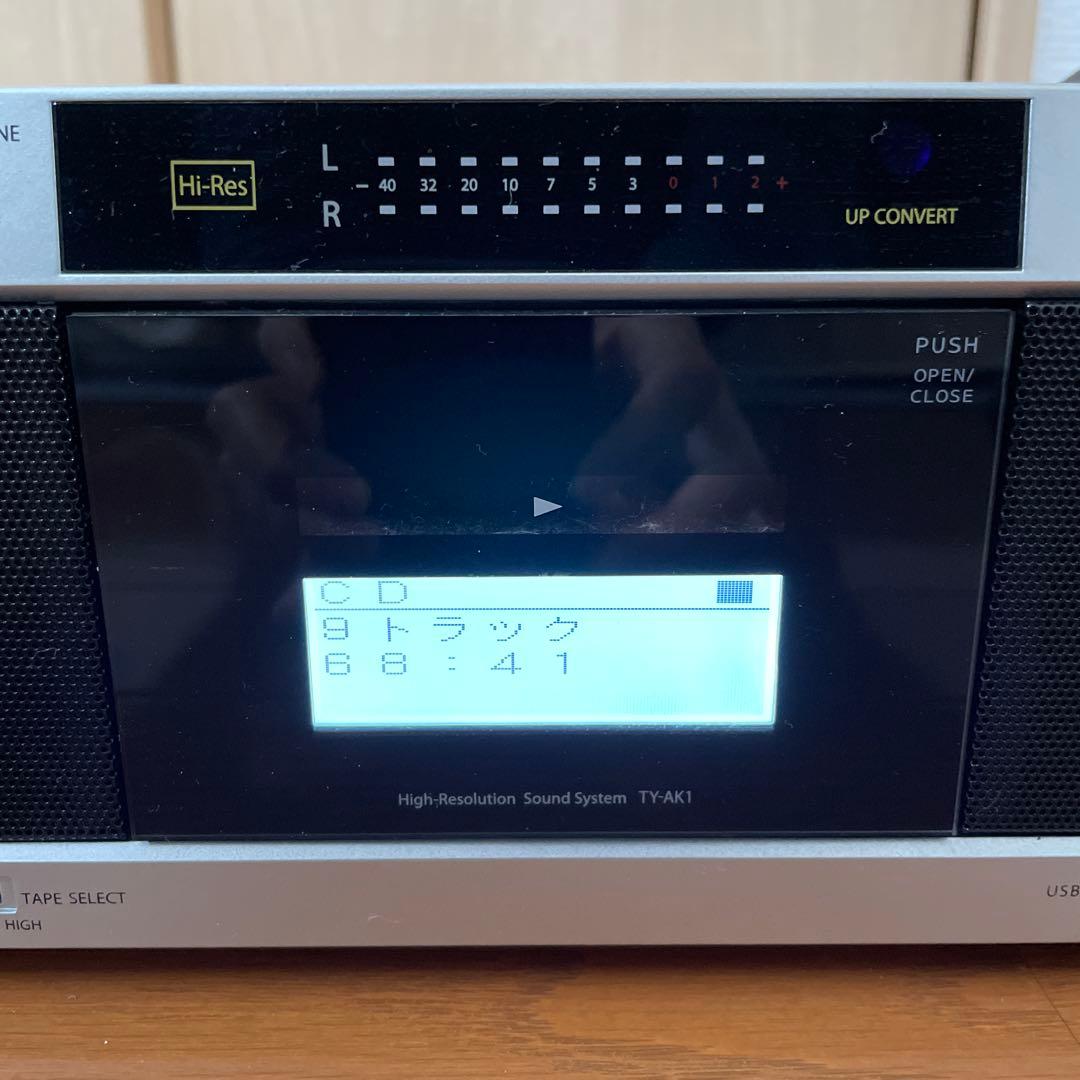 TOSHIBA　Aurex TY-AK1 SD/USB/CDラジカセレコーダー