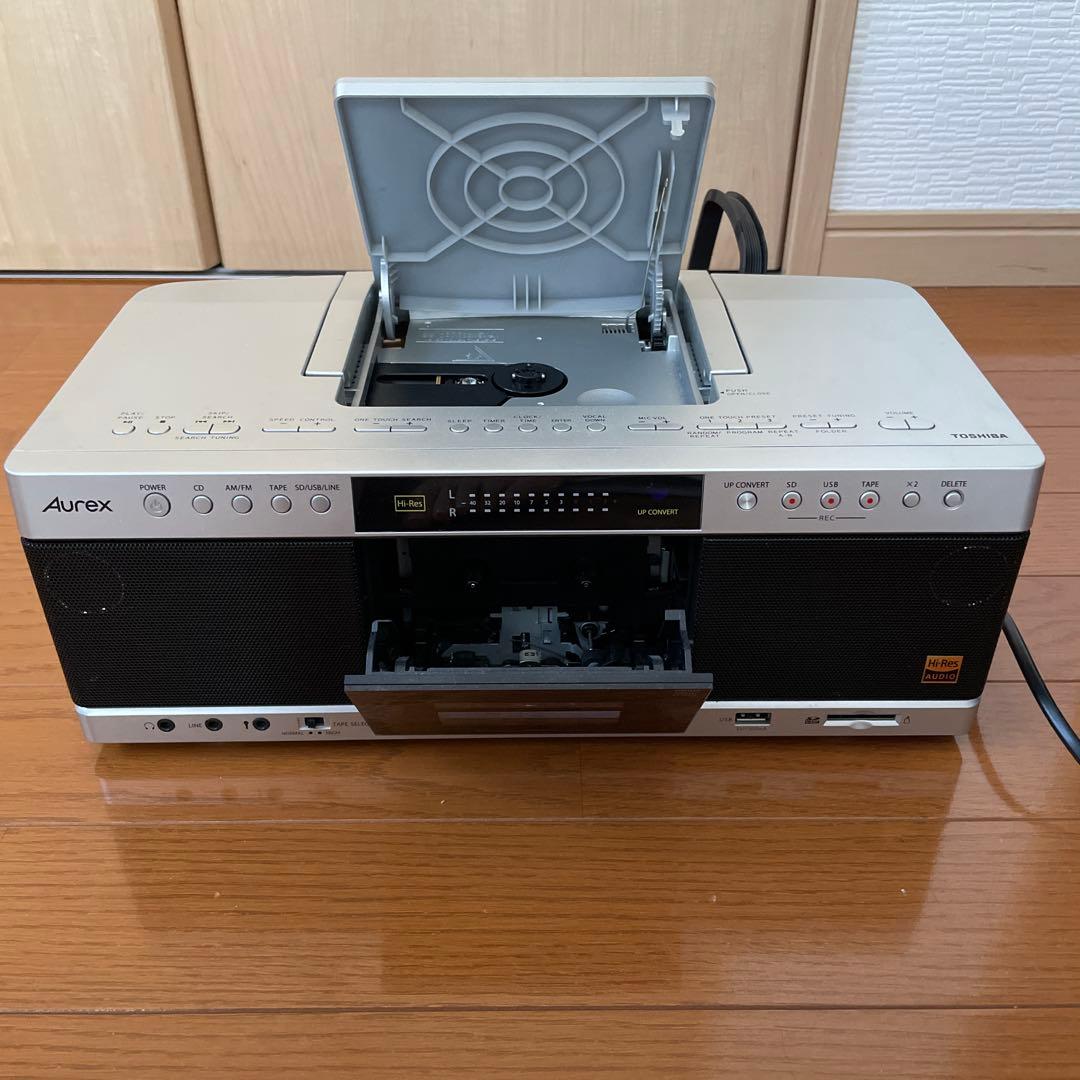 TOSHIBA　Aurex TY-AK1 SD/USB/CDラジカセレコーダー