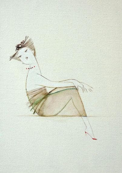 油絵 菅家令子 絵 絵画 インテリア 額付(銀) F4-080315 人物 女性