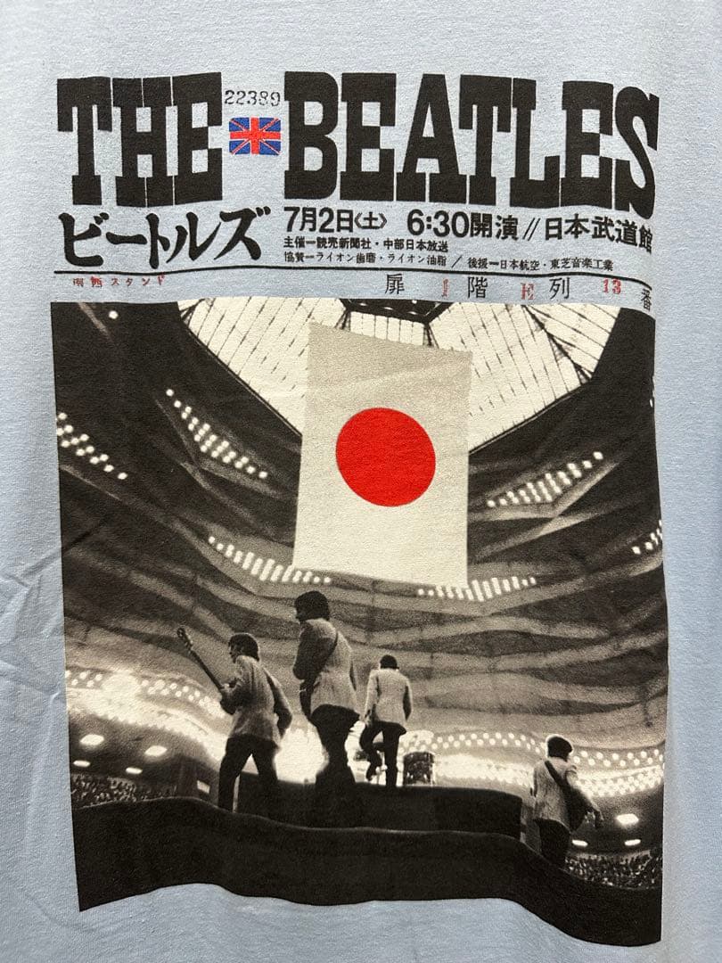 【新品】THE BEATLES 日本武道館Tシャツ1966来日公演 オフィシャル