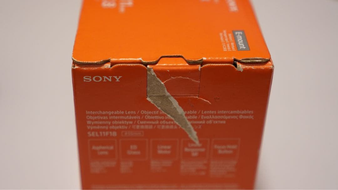 【保護フィルター付】SONY SEL11F18 / E 11mm F1.8単焦点