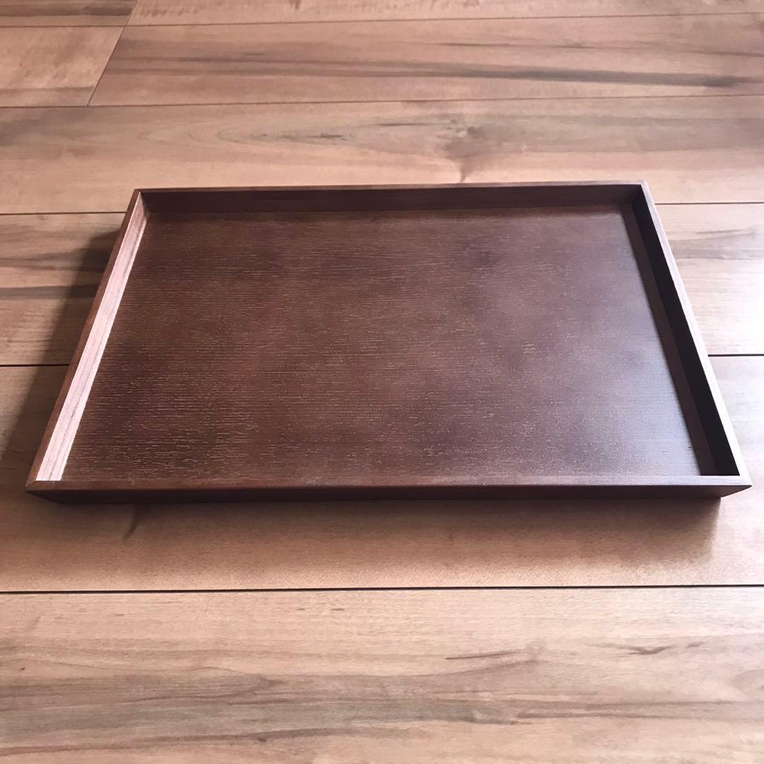 新品　木製トレー セット 木 トレイ お盆 お食事トレイ スタッキング
