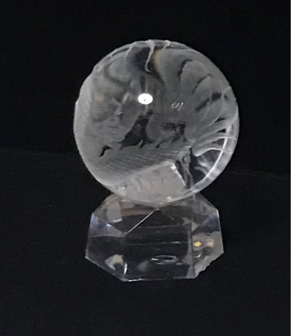 水晶 彫刻 龍　5本爪