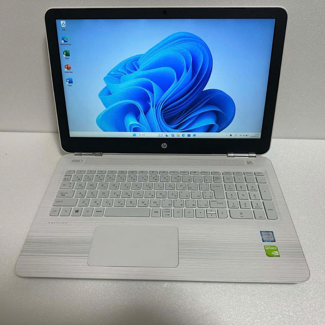 Windowsノート本体 HP i7-7500U 8GB SSD256GB 940MX Win11Pro