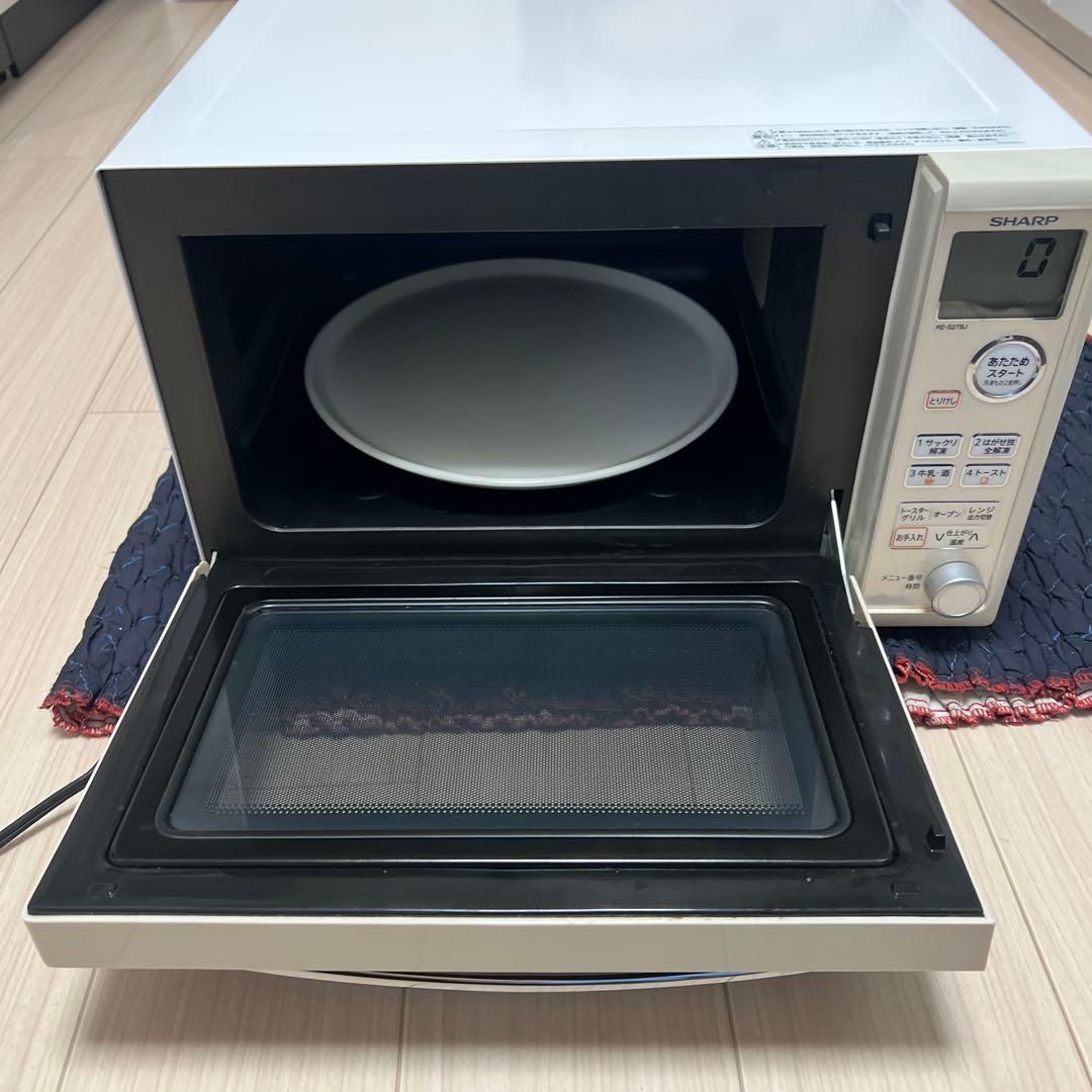 SHARP オーブンレンジ RE-S27BJ-C 2015年製 ターンテーブル付