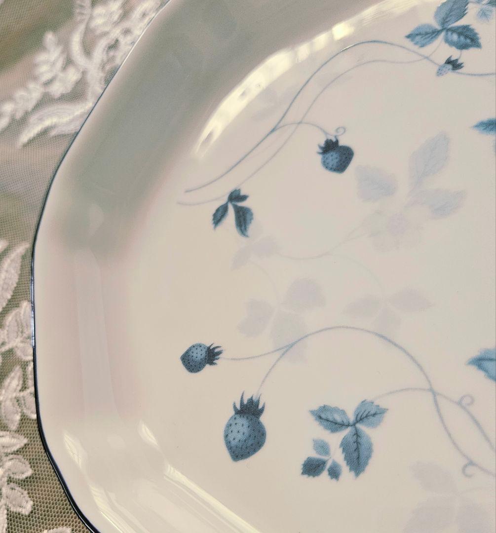  ストロベリーブルー マグカップ ディッシュ 3点セット 新品